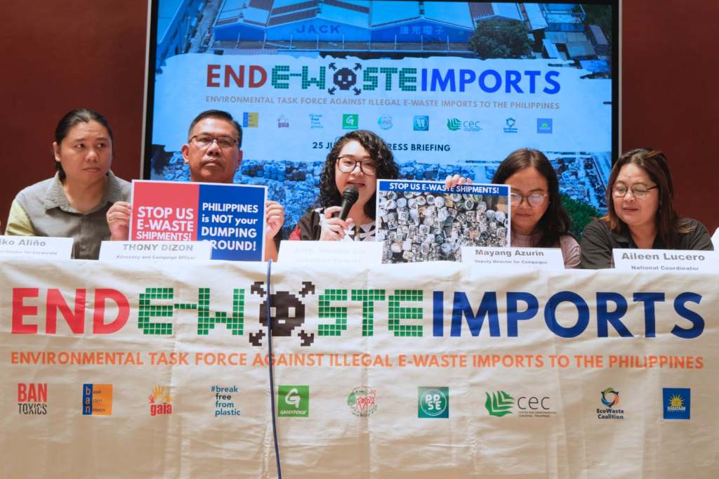 Green groups demand halt to alleged illegal US e-waste in&nbsp;Subic